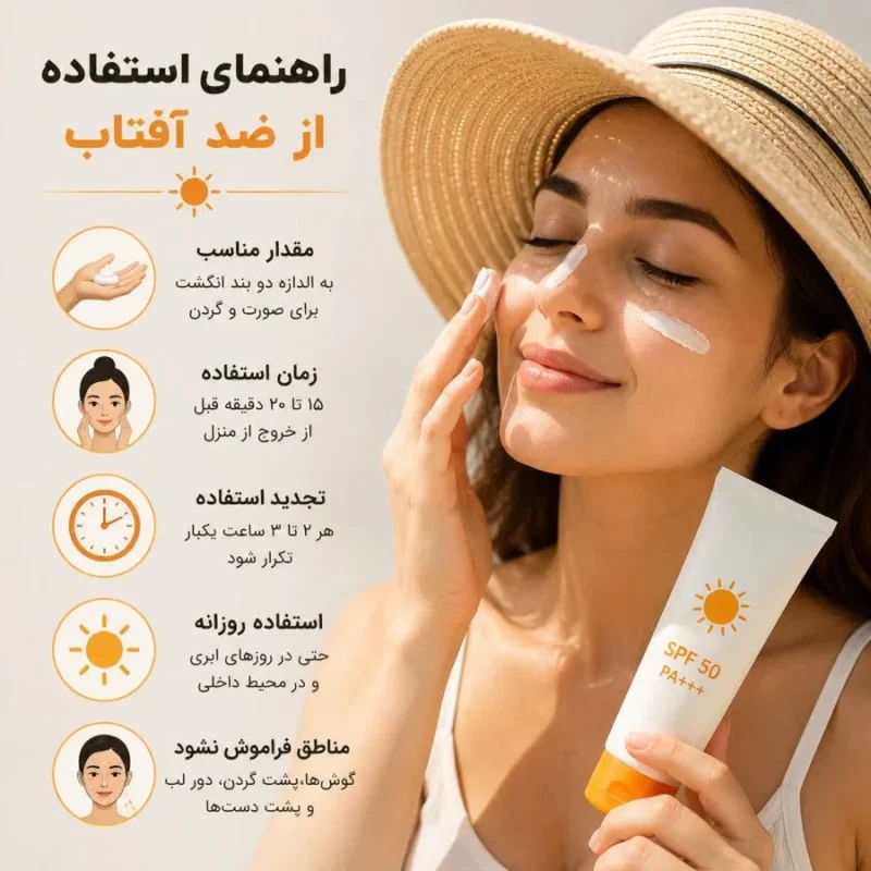 راهنمای جامع استفاده از ضدآفتاب در آرایش