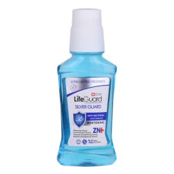 دهانشویه بزرگسال سفیدکننده (Silver Guard) برند لایف گارد با حجم 270 میلی لیتر